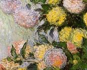 克劳德 莫奈 : Vase of Dahlias